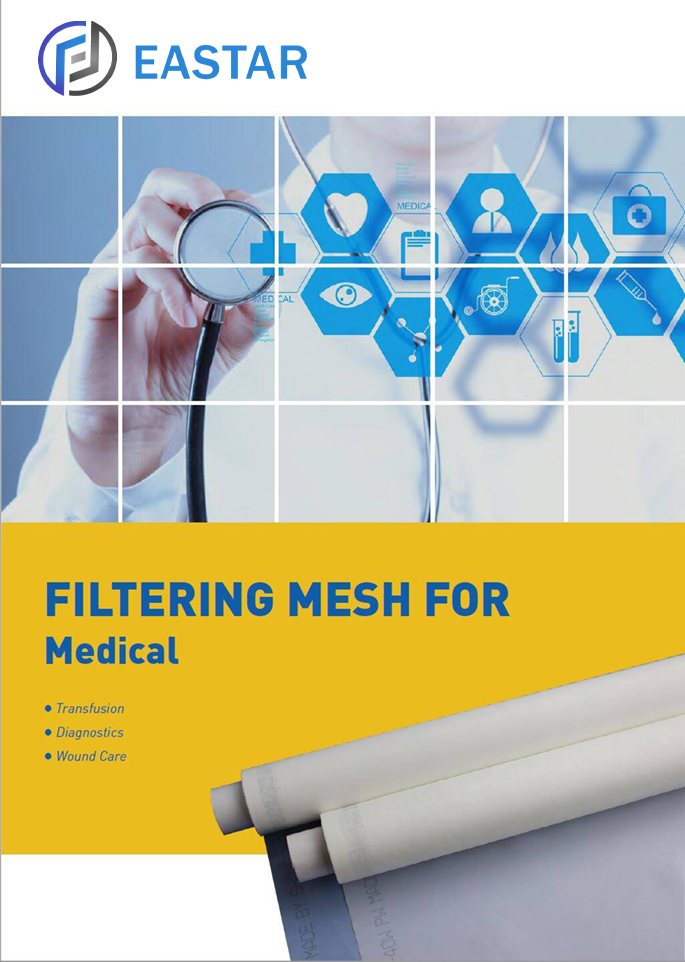 Nylon filtering mesh in medical applications